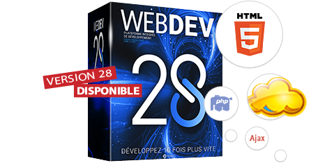 WEBDEV vous permet de créer 10 fois plus vite des sites Responsive Web Design