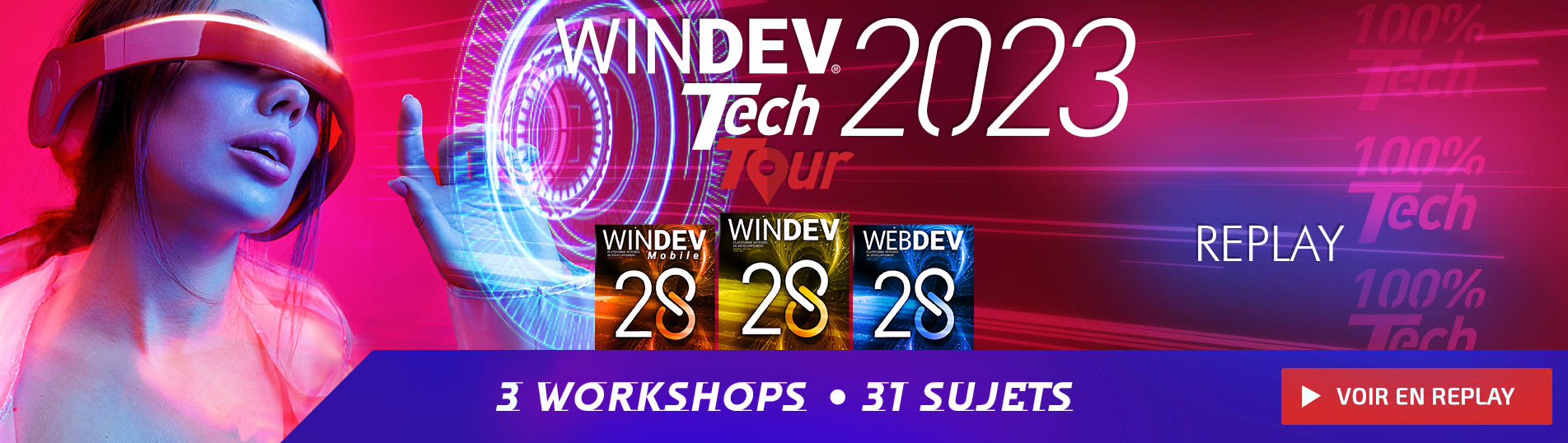 WINDEV Tech Tour 2023 en Replay