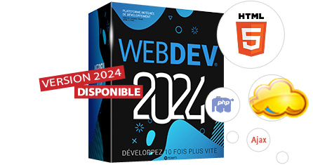 WEBDEV vous permet de créer 10 fois plus vite des sites Responsive Web Design