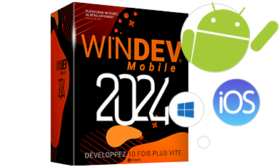 WINDEV Mobile vous permet de créer en quelques heures vos applications iOS, Android, Windows 10 Iot, ...