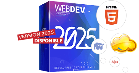 WEBDEV vous permet de créer 10 fois plus vite des sites Responsive Web Design