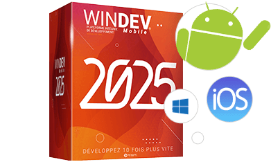 WINDEV Mobile vous permet de créer en quelques heures vos applications iOS, Android, Windows 10 Iot, ...