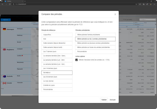 Tableau croisé dynamique (TCD) dans WEBDEV