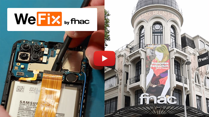 WeFix by fnac, leader de la réparation et de la protection de smartphones, tablettes et consoles